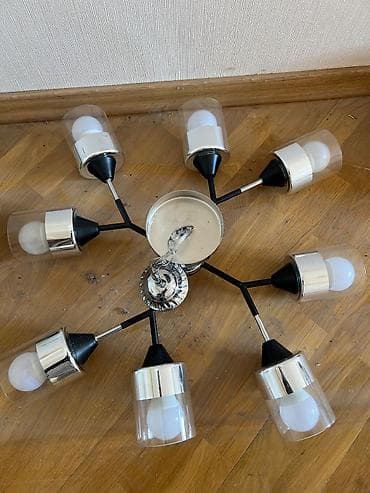 Digər ev dekoru: Çılçıraq, 8 lampa, Metal — 1