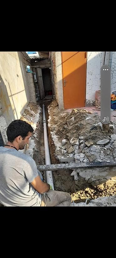 ev komekcisi: Salam hər növ sökuntu qazinti xidməti ve evlərdə qaşinti aboy soyma — 1