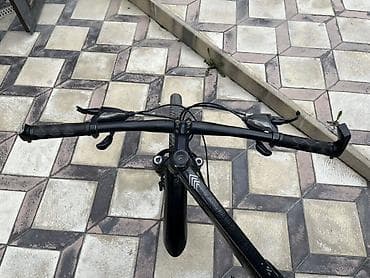 Şəhər velosipedləri: Dağ velosipedi – 29” təkərli, alüminium gövdə - Rəng: qara, yaşıl — 4