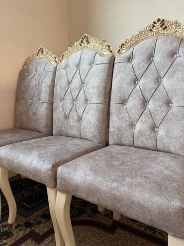 kamp stul: Mətbəx üçün, Yeni, Qatlanmayan, rəng - Boz Stul — 2