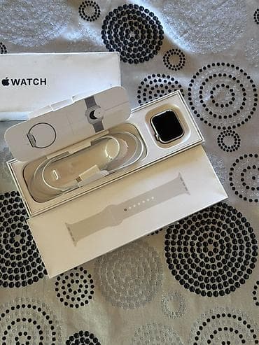 Yeni, Smart saat, Apple, Suya davamlı, rəng - Gümüşü