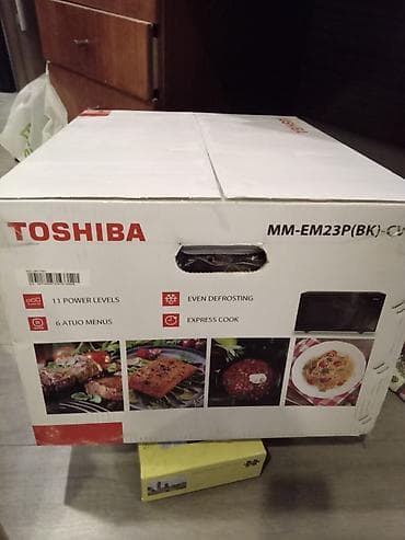 microdalgali soba: Mikrodalğalı soba Toshiba, Ayrıca dayanan, Mikrodalğalar ilə, rəng - Qara — 3