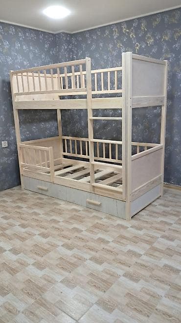 Кровати из чистого качественного дерева ручная аккуратная работа — 4