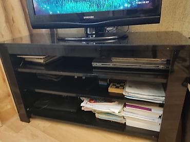 ev eşyalarl: Düz TV altlığı, Polkalı, Laminat — 3