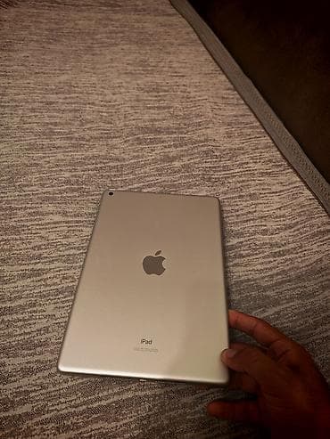 ipad air 7: Apple iPad (gümüş rəng) - 9.7" Retina ekran, ön paneldə Touch ID ana — 4