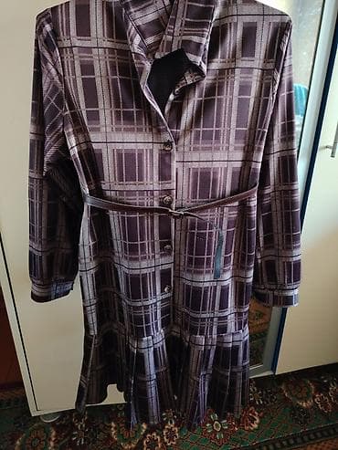 vilyur donlar: Qadın donu – qara-bənövşəyi rəng çalarlarında kvadratlı/çəkməli — 1