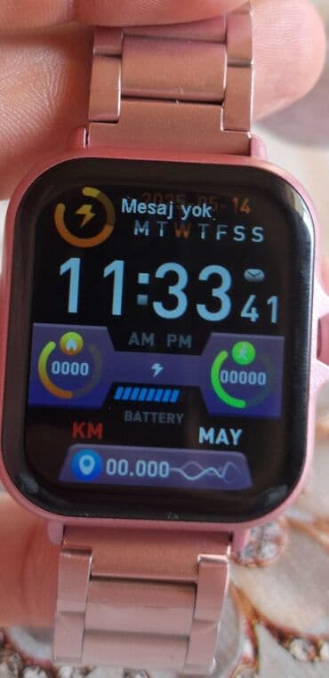 Powerbanklar: Yeni, Smart saat, Sensor ekran, rəng - Çəhrayı — 2