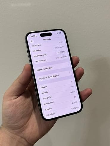 iphone 14 pro 256: IPhone 14 Pro, 256 GB, Deep Purple, Zəmanət, Simsiz şarj, Face ID — 2