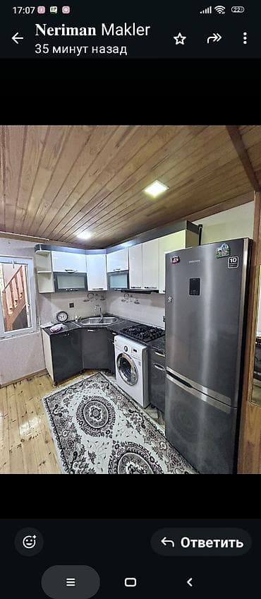 kiraye evler bina: Satılır/Kirayə verilir: Studiyalı mənzil (mətbəx + qonaq otağı birgə) — 2