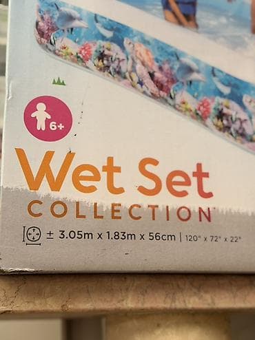 Wet Set Collection şişmə hovuz + elektrikli nasos - Ölçülər: 3.05 m x — 1