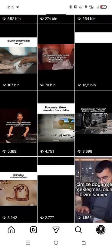 bolt profil arenda: Xidmət: Sosial media üçün rəqəmsal kontent istehsalı və reklam — 2