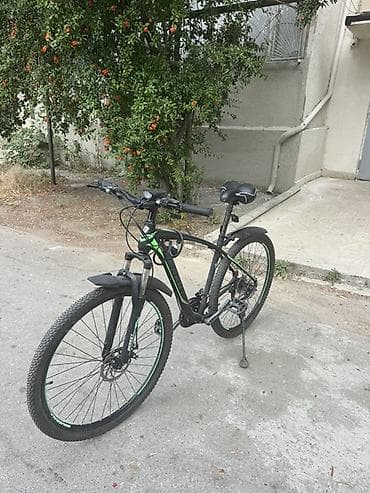 velesiped: Berkut şəhər/dağ tipli velosiped - Rəng: qara-yaşıl - Çərçivə: yüngül — 1