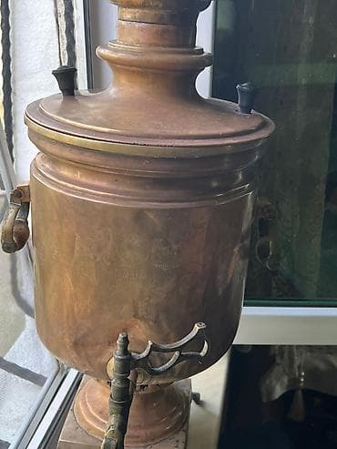 samovar luləyi: Antik samovar – Tula, G. Batashov fabriki, 1-ci sort Xüsusiyyətlər: - — 6