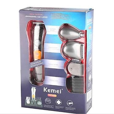 тример: Kemei 580A - Trimmer dəsti 7in1 Yüksək zaryadka saxlama qabiliyyəti — 9