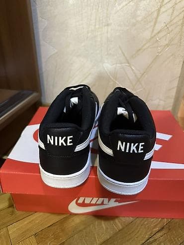 nike corablar: Nike Court Vision Low (qara-ağ) Ayaqqabı tam yenidir, heç vaxt — 5