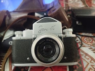 projektör perdesi: Satılır: 2 ədəd sovet istehsalı plyonka fotoaparatı və orijinal dəri — 2