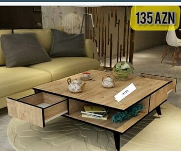 taxt ustu pakrival: Jurnal masası, Yeni, Açılmayan, Laminat, Dördbucaq masa — 4