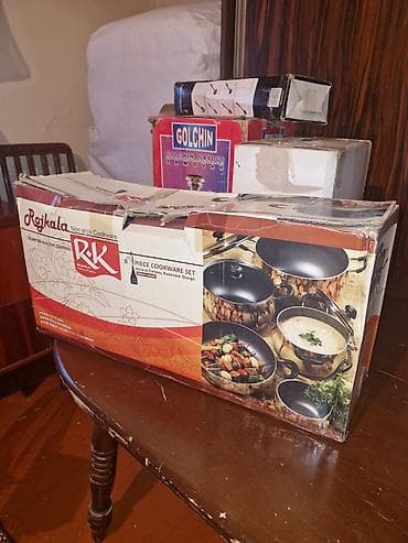 Посуда для готовки: Сковородка, цвет - Красный, Алюминий — 2