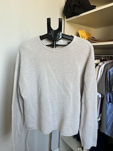 kişi gödəkcəsi: Svitşot, PULL&BEAR, M, rəng - Boz — 1