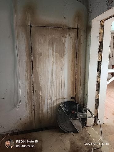 Beton kəsmə xidməti - Divar, döşəmə və tavanlarda dəqiq və səliqəli