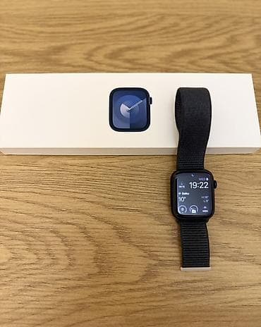 ayfon saat seria 9: Smart saat, Apple, Suya davamlı, rəng - Qara — 2