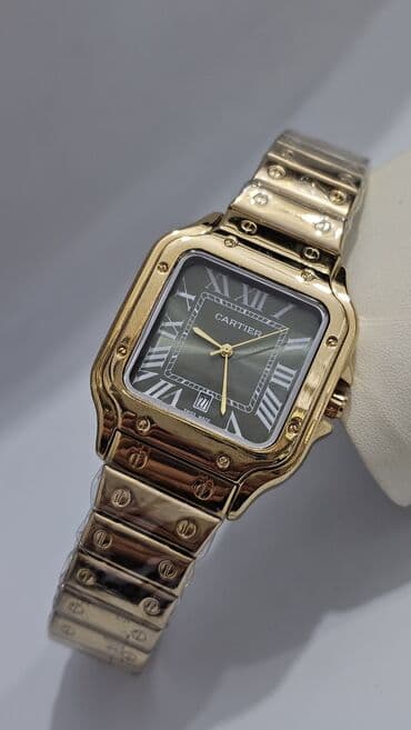 gümüş saat: Yeni, Qol saatı, Cartier, rəng - Qızılı — 5