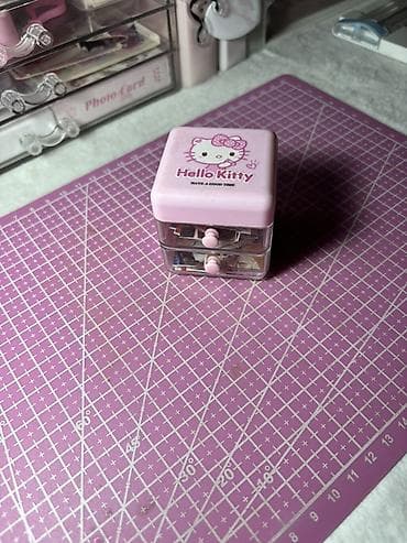 mini pec: Hasarsızdır Hello Kitty mini saxlama qutusu - Rəng: Açıq çəhrayı — 1