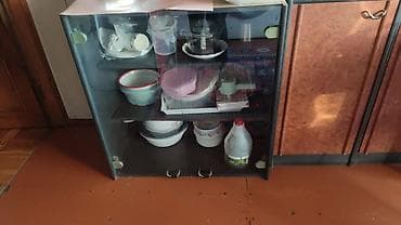 paltar qarderobu: 1 qapı, Qəhvəyi, Digər material, Açılan, Düz dolab — 2