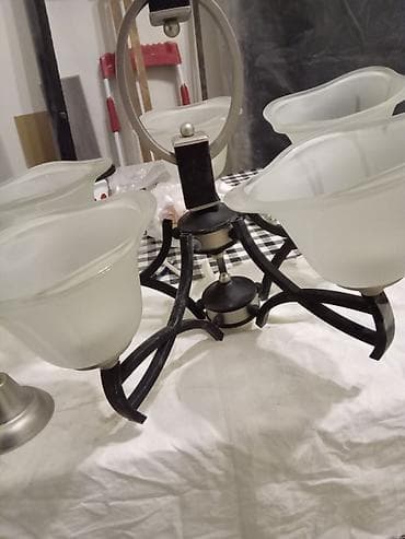 suse balon: Çılçıraq, 5 lampa, Metal — 4