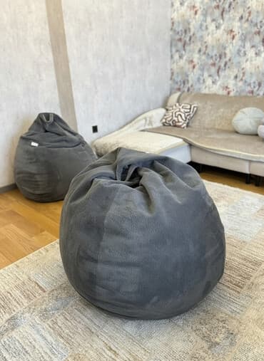 puf oturacaq: Pufik oturacaq, Parça, rəng - Boz — 2