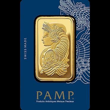 PAMP Suisse Lady Fortuna qızıl külçəsi – 50 qram - Əyar: 999.9 (24K) — 3