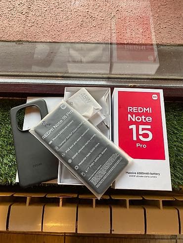 xiaomi redmi note 4 pro: Xiaomi 15 Pro, 512 GB, rəng - Qara, 
 Zəmanət — 1