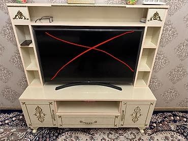 ref: İşlənmiş, Düz TV altlığı, Polkalı, Laminat, Azərbaycan — 2