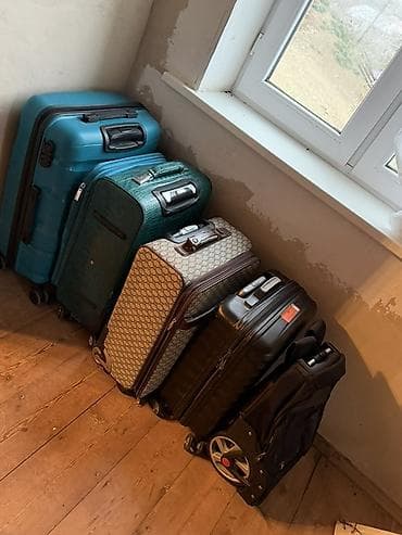 ən bahalı velosiped: Sərnişin səyahət çamadanları dəsti - Müxtəlif ölçülərdə 5 ədəd — 1