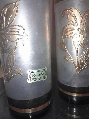 Egermann (Czech Republic) qraf və stəkan dəsti. - Brend: Egermann — 1