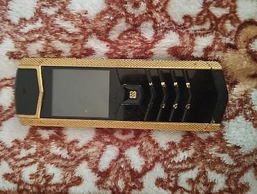 nokia 8800 sirocco satilir: Hope V1 düyməli mobil telefon - Klassik, zərif dizayn: qızılı çərçivə — 3