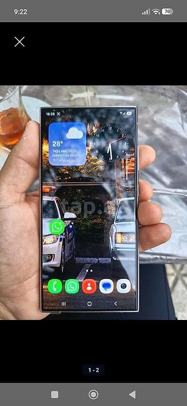 iphone 2 g: Samsung Galaxy S24 Ultra, 256 GB, rəng - Bənövşəyi, Sensor, Barmaq izi — 2