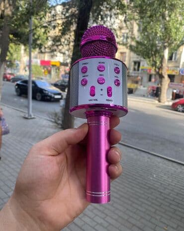 bluetooth mikrofon karaoke: Ws-858 Bluetooth mikrafon kalonka Endirim 25Yox 15Azn✅ ✅Mikrafon — 5
