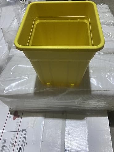 kaktüs: Plastik kvadrat əkim/qazan vedrələri - Material: qalın, möhkəm — 5