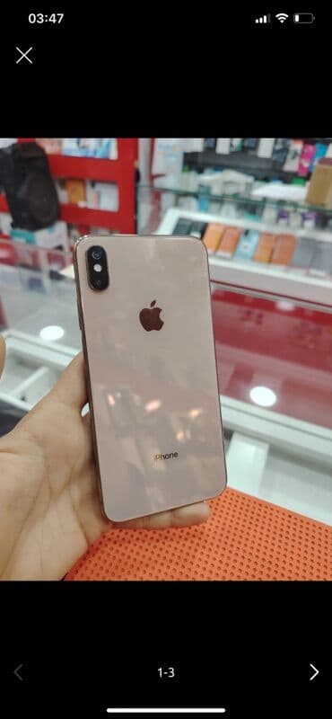 orginal ayfon zengi: IPhone Xs, Qızılı, Face ID — 3