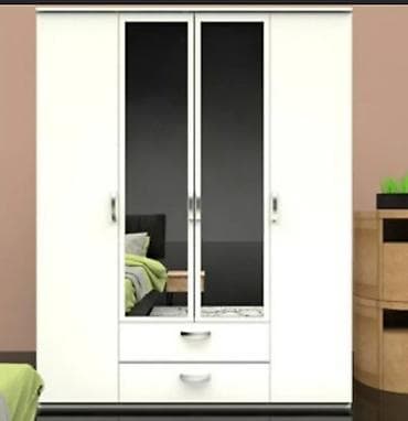 dolab skaf: 4 Qapi Dolablar Hal Hazirda Anbarda Movcuddur. Sifariwlede ne reng — 1