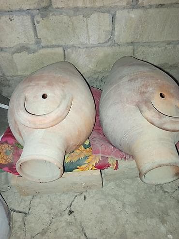 xrustal qablar ve qiymetleri: Rəng - Qəhvəyi, Keramika, 3-dən çox l — 2