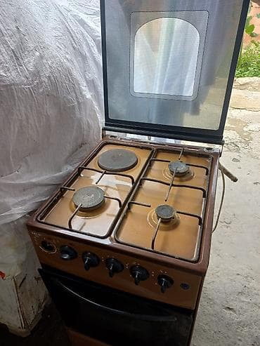 plite: Qaz-elektrik kombinə edilmiş soba - Marka/model: ICF 6601 (paneldə — 2
