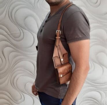 детская кобура на пояс: Əl işi Dəri çiyin telefon kaburası, Qobur çantası, Kommunal jilet — 3