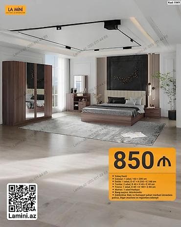 matras sumqayit: LA MİNİ – Yataq Dəsti (Kod: 1949) Komplekt: - Çarpayı: 1 ədəd, 160 × — 1