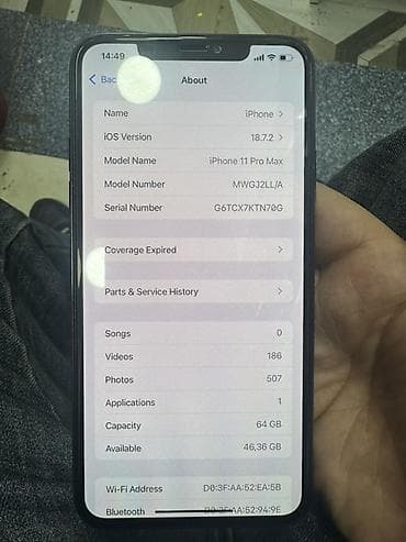 iphone 15 dubai: IPhone 11 Pro Max, 64 GB, Space Gray, Face ID — 3