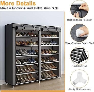 şu nasosu: Yeni, 2 qapılı, Boz, Dəmir Ayaqqabı dolabı — 2