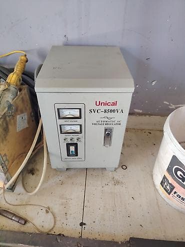 10 kva generator: Unical SVC-8500VA avtomatik AC gərginlik tənzimləyicisi - Güc: 8500 — 3