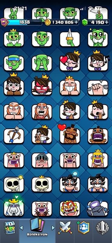 Clash Royale hesabı – “Mirvalex” - Kupa Yolu: 12 772, 30-cu Arena - — 3