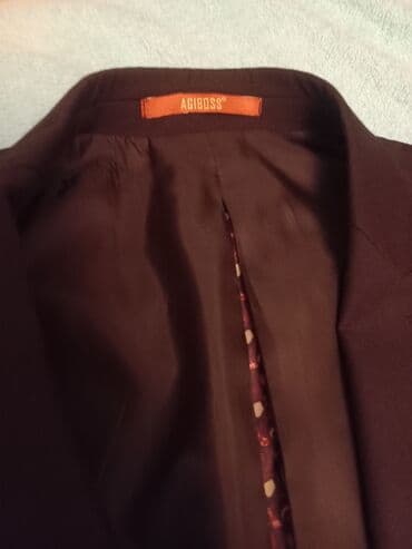 kişi ucun klassik qara kostyum: Kostyum, Demisezon, 8XL, rəng - Qara — 4